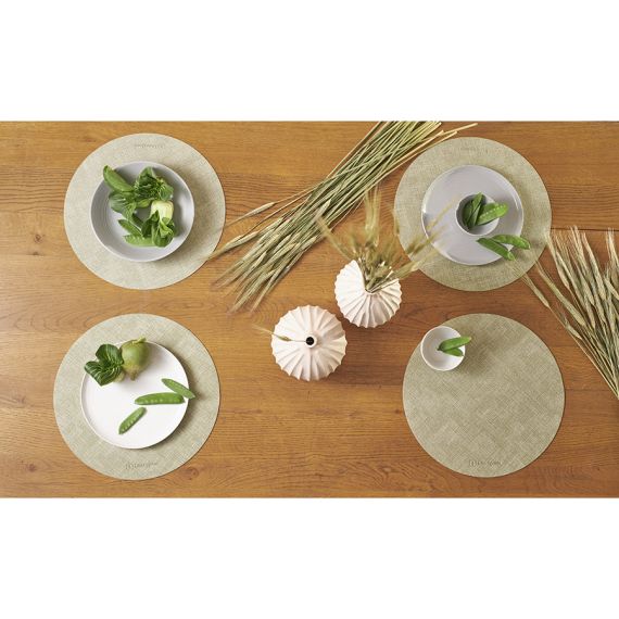 Набор из 4-х сервировочных салфеток Leanera, d 35 см, мятные, Liberty Jones, изображение 3