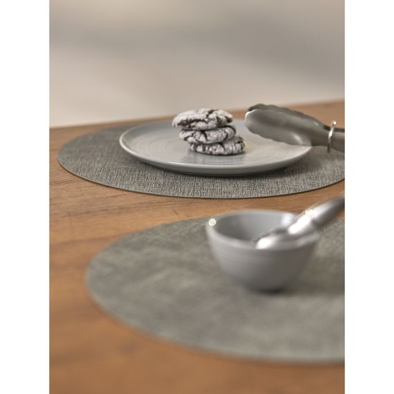 Набор из 2-х сервировочных салфеток Leanera, d 35 см, серые, Liberty Jones, изображение 8