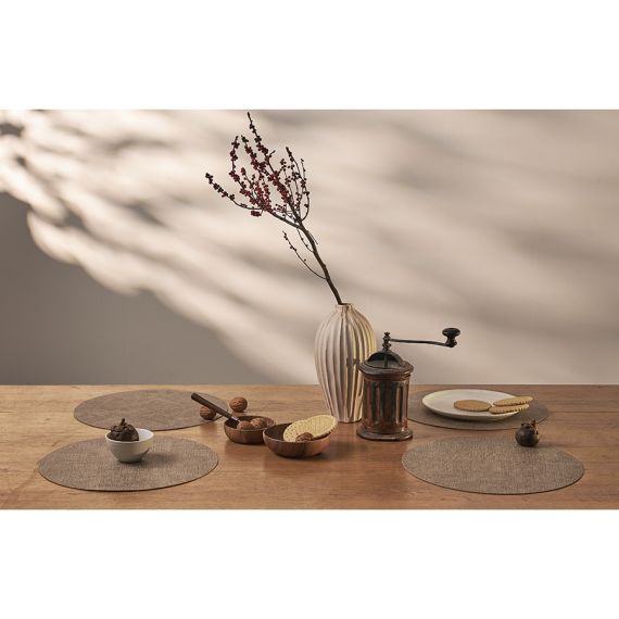 Набор из 2-х сервировочных салфеток Leanera, d 35 см, песочные, Liberty Jones, изображение 4