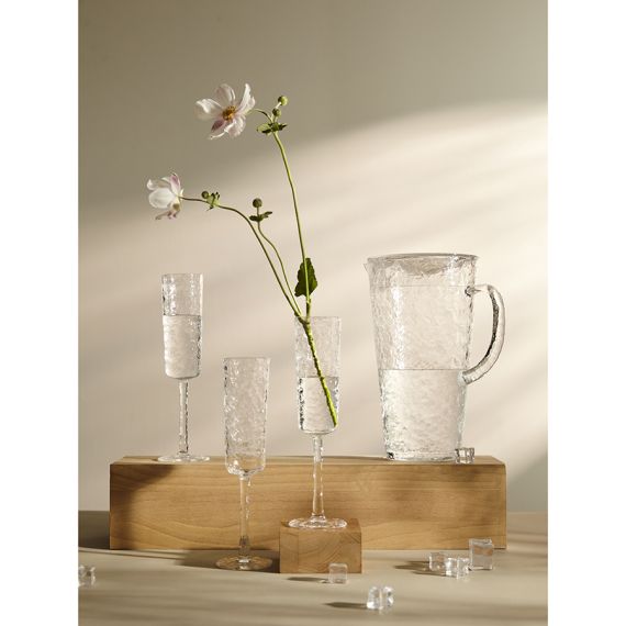 Набор бокалов для шампанского Arctic, 180 мл, прозрачный, 4 шт., Liberty Jones, изображение 3