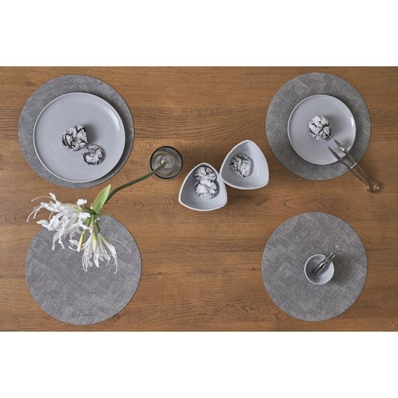 Набор из 2-х сервировочных салфеток Leanera, d 35 см, серые, Liberty Jones, изображение 3