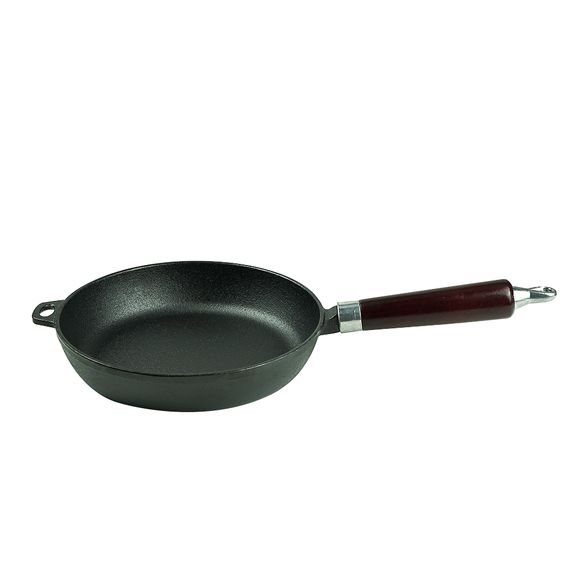 Сковорода чугунная с деревянной ручкой d=20 cм, P.L. Proff Cuisine