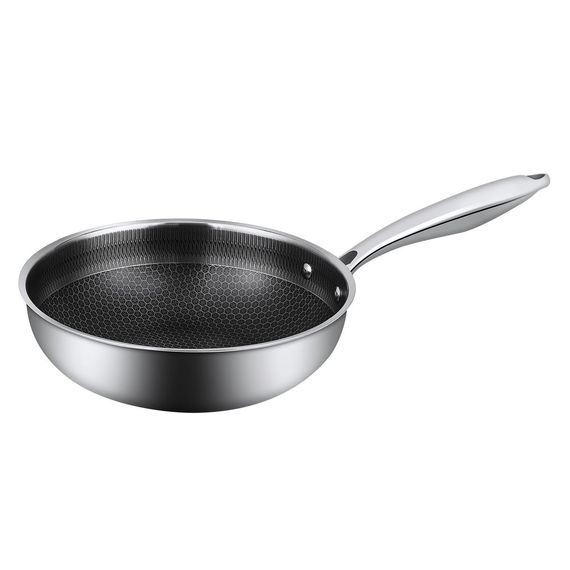 Сковорода индукционная Вок Honeycombs 28 см, h 8,6 см, P.L. Proff Cuisine