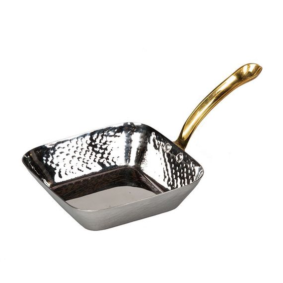 Сковорода порционная с ручкой 15*3 см, нержавейка, P.L. Proff Cuisine