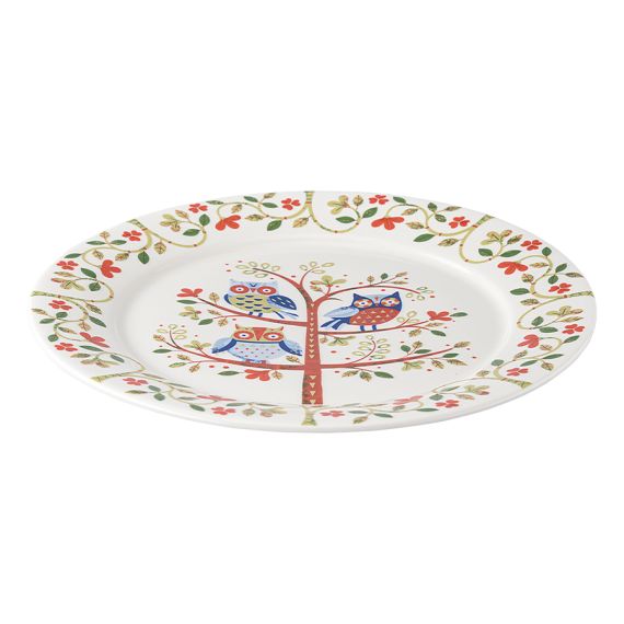 Набор тарелок Owl из коллекции Birds of Paradise в подарочной упаковке, d 28 см, 2 шт., Liberty Jones, изображение 8