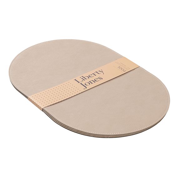 Набор из 4-х двухсторонних сервировочных салфеток Pool, 30х45 см, зеленый/бежевый, Liberty Jones, изображение 5