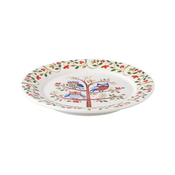 Набор тарелок Owl из коллекции Birds of Paradise в подарочной упаковке, d 18 см, 2 шт., Liberty Jones, изображение 7