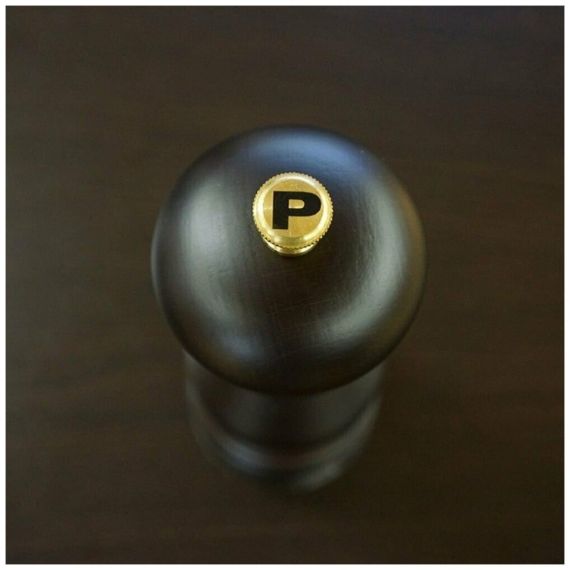 Мельница для соли 18 см, дерево, черный лакированный, PARIS PEUGEOT, Франция, изображение 4