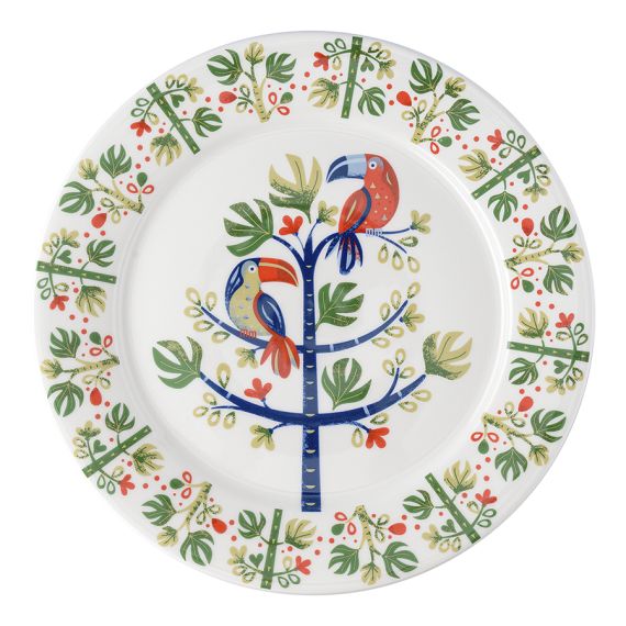 Набор тарелок Toucan из коллекции Birds of Paradise в подарочной упаковке, d 28 см, 2 шт., Liberty Jones, изображение 5