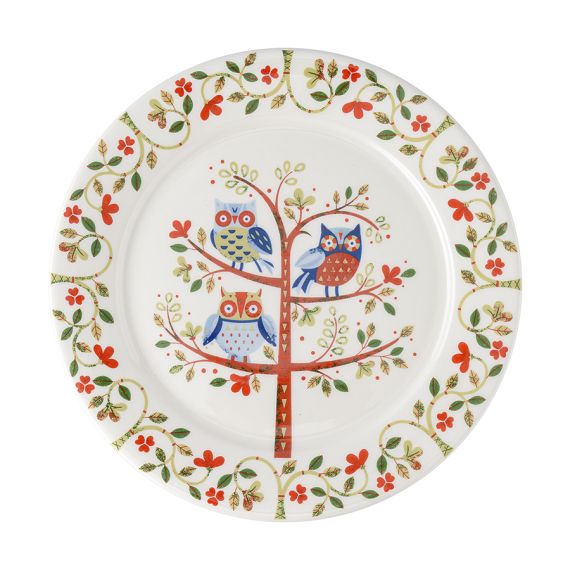 Набор тарелок Owl из коллекции Birds of Paradise в подарочной упаковке, d 21 см, 2 шт., Liberty Jones, изображение 6