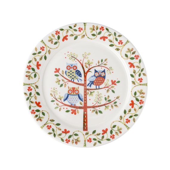 Набор тарелок Owl из коллекции Birds of Paradise в подарочной упаковке, d 18 см, 2 шт., Liberty Jones, изображение 5