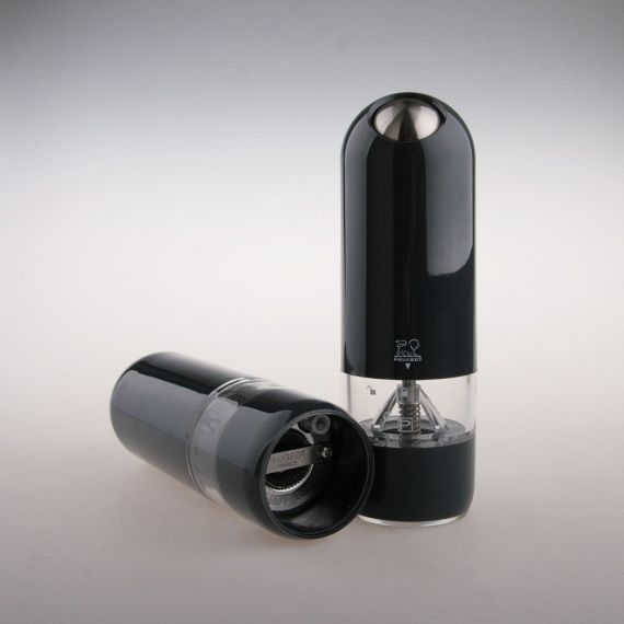 Набор электрических мельниц для соли и перца 17см, серый, ALASKA PEUGEOT, Франция, изображение 3