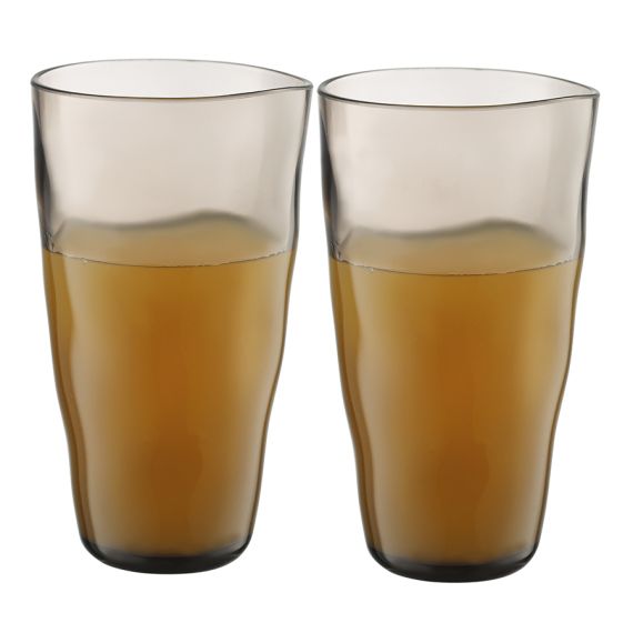 Набор стаканов Hollow, 550 мл, серо-коричневый, 4 шт., Liberty Jones, изображение 7