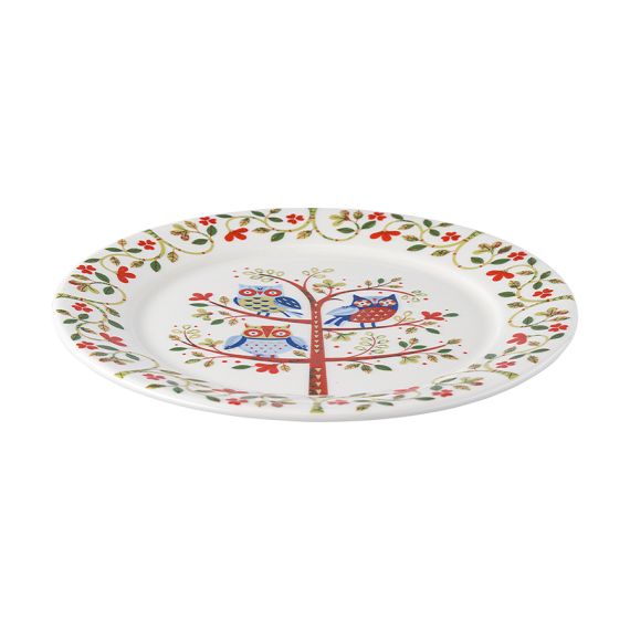 Набор тарелок Owl из коллекции Birds of Paradise в подарочной упаковке, d 21 см, 2 шт., Liberty Jones, изображение 8