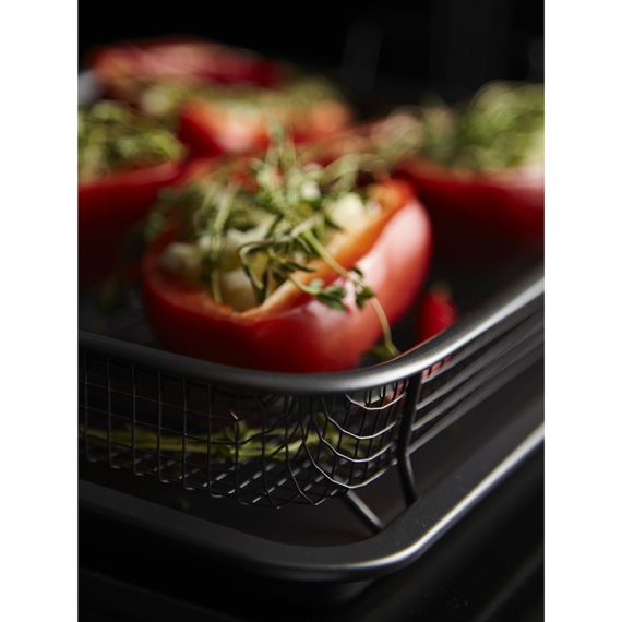 Противень для запекания с решеткой-гриль Roast Masters, 25х33 см, черный, Liberty Jones, изображение 8