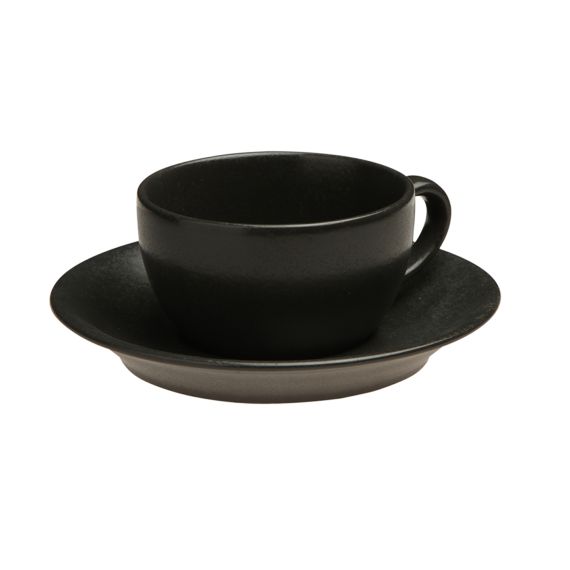 Блюдце 16 см, Seasons Черный, Porland, изображение 3