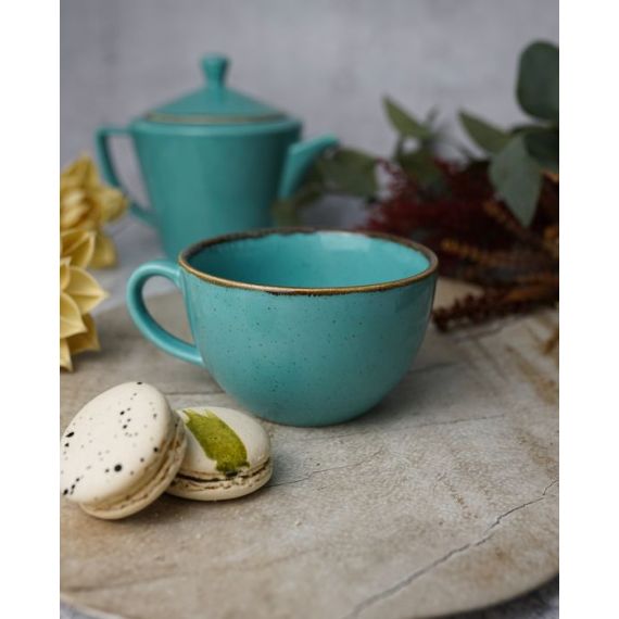 Чашка 340 мл, Seasons Бирюзовый, Porland, изображение 3