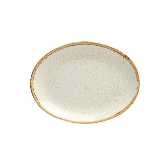 Блюдо овальное 18х14 см, Seasons Бежевый, Porland, изображение 2