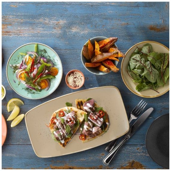 Салатник полуглубокий d 22 см h 4 см 835 мл, Seasons Бежевый, Porland, изображение 5