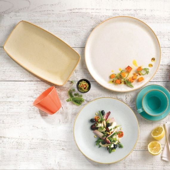 Тарелка прямоугольная 31*18 см, Seasons Бежевый, Porland, изображение 9