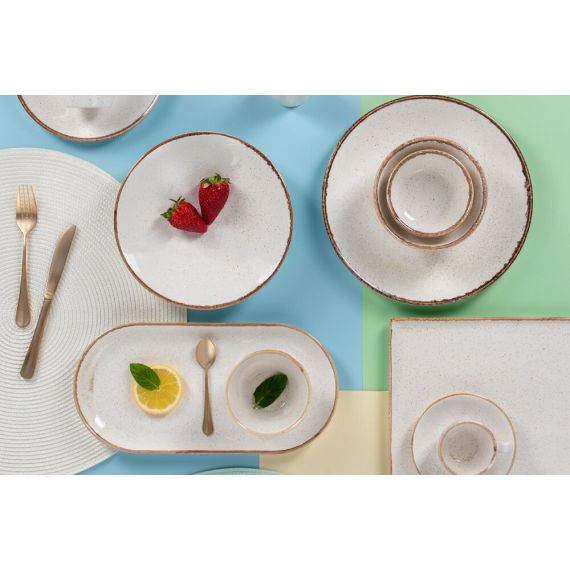 Блюдо прямоугольное 21х27 см, Seasons Бежевый, Porland, изображение 14