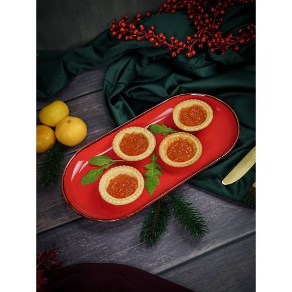 Блюдо овальное 30х15 см, Seasons Красный, Porland, изображение 4