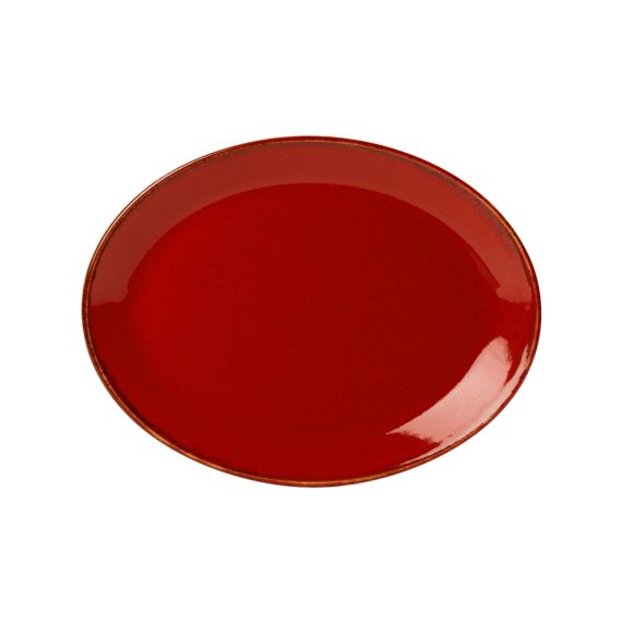 Блюдо овальное 18х14 см, Seasons Красный, Porland, изображение 2