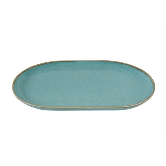 Блюдо овальное 32х20 см, Seasons Бирюзовый, Porland, изображение 3