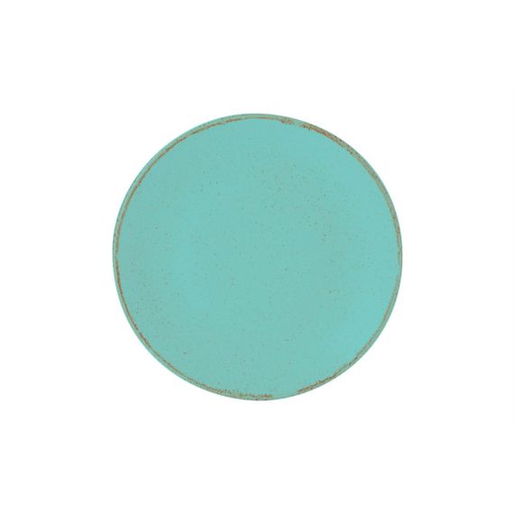 Тарелка 28 см безбортовая, Seasons Бирюзовый, Porland, изображение 2