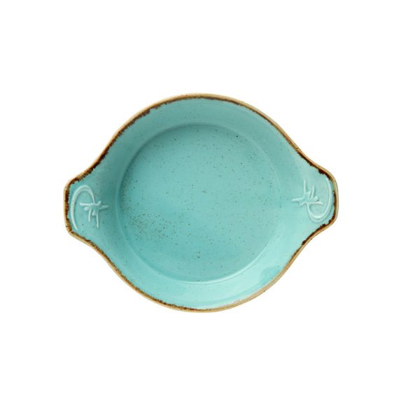 Форма для запекания d 21 см h 5,5 см (L c ручками 27 см), Seasons Бирюзовый, Porland, изображение 4