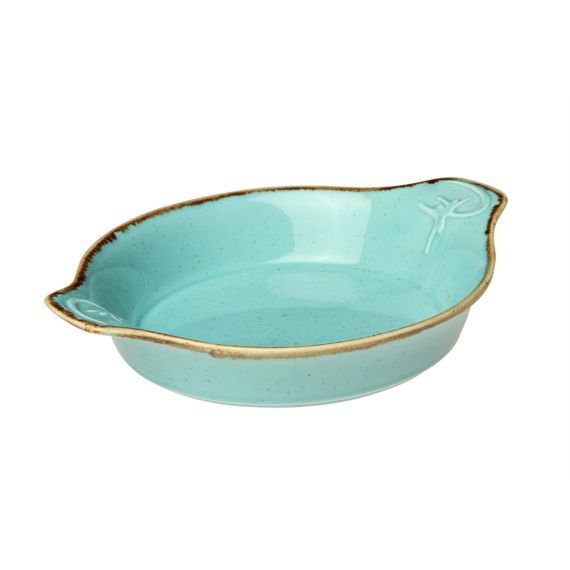 Форма для запекания d 21 см h 5,5 см (L c ручками 27 см), Seasons Бирюзовый, Porland, изображение 5