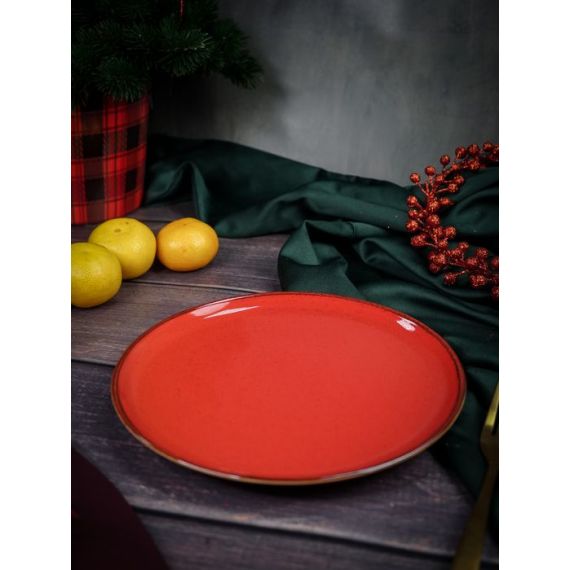 Тарелка для пиццы 20 см, Seasons Красный, Porland, изображение 3
