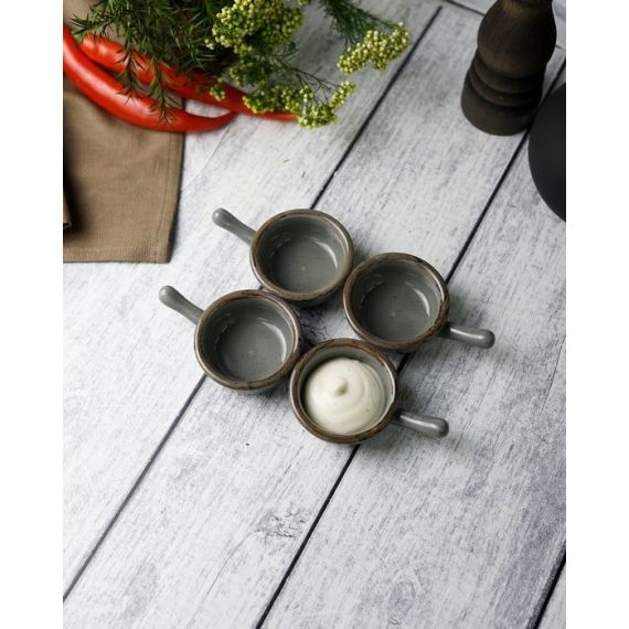 Соусник-сковорода d 6 см, Seasons Темно-серый, Porland, изображение 13