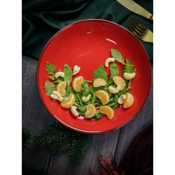 Тарелка глубокая 21 см безбортовая, Seasons Красный, Porland, изображение 11