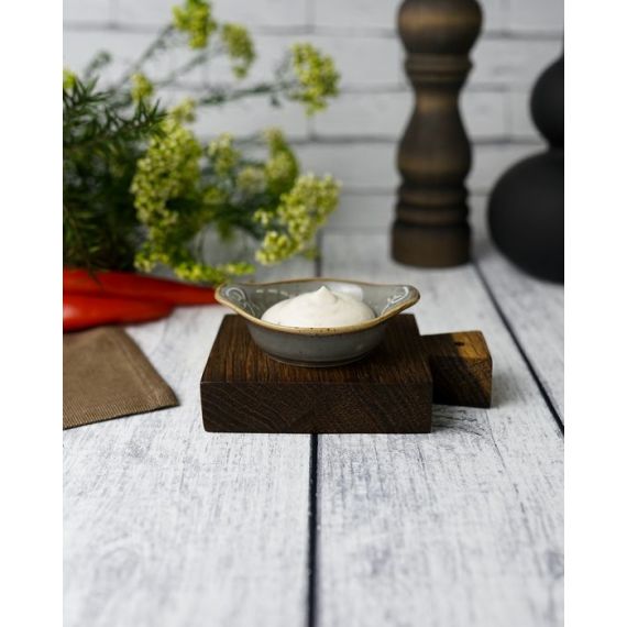 Соусник с ручками d 7 см, Seasons Темно-серый, Porland, изображение 2