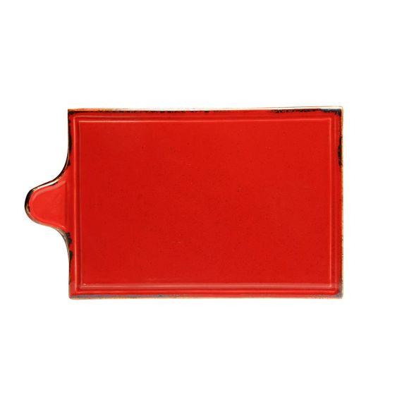 Блюдо для сыра 18х30 см, Seasons Красный, Porland