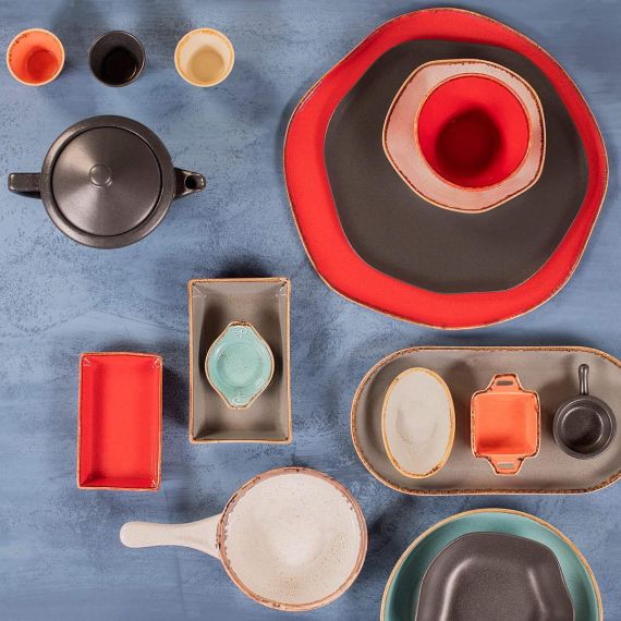 Блюдо прямоугольное 21х27 см, Seasons Красный, Porland, изображение 8