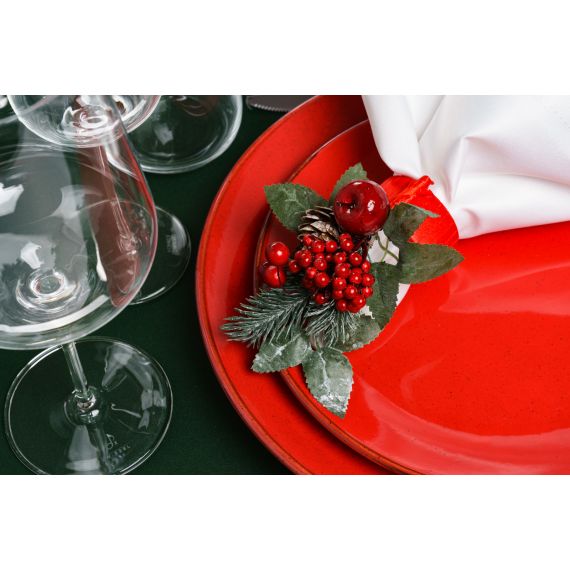 Блюдце для кофейной чашки 12 см, Seasons Красный, Porland, изображение 10