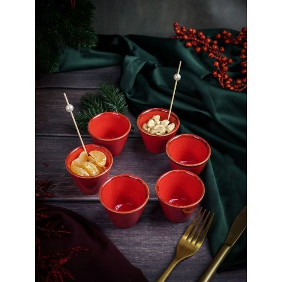 Соусник d 6 см h 4.5 см 50 мл, Seasons Красный, Porland, изображение 13