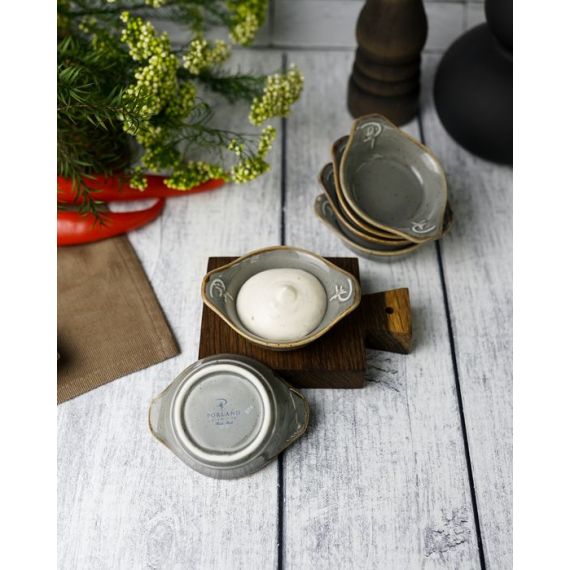 Соусник с ручками d 7 см, Seasons Темно-серый, Porland, изображение 7