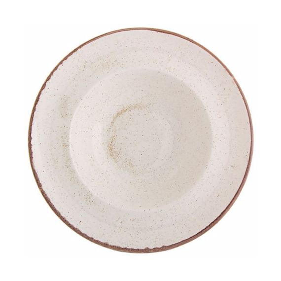 Тарелка глубокая 30 см с полями, Seasons Бежевый, Porland, изображение 4