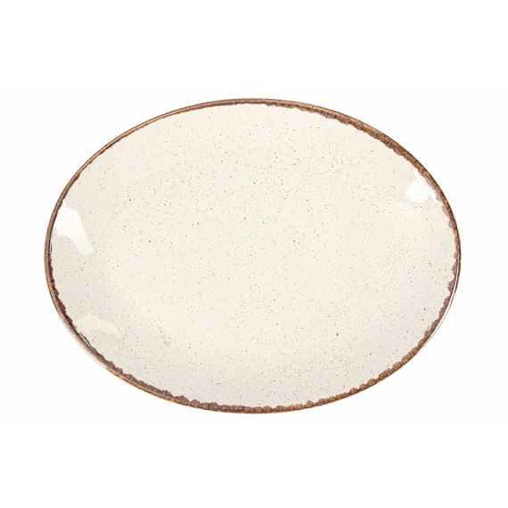 Блюдо овальное 36х27 см, Seasons Бежевый, Porland, изображение 3