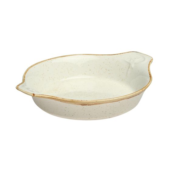 Форма для запекания d 17 см h 4 см (L c ручками 22 см), Seasons Бежевый, Porland, изображение 7