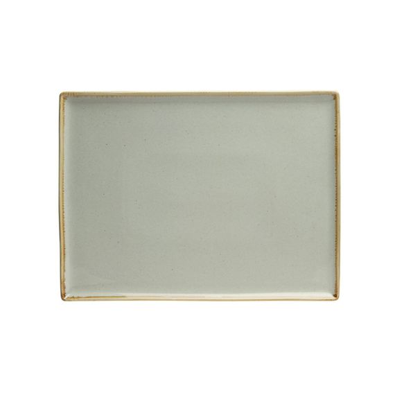 Блюдо прямоугольное 35х26 см, Seasons Серый, Porland