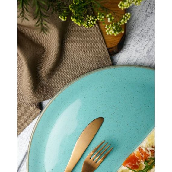 Тарелка для пиццы 32 см, Seasons Бирюзовый, Porland, изображение 3