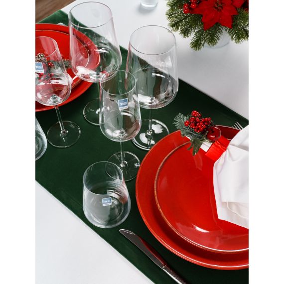 Тарелка глубокая 26 см с полями, Seasons Красный, Porland, изображение 9