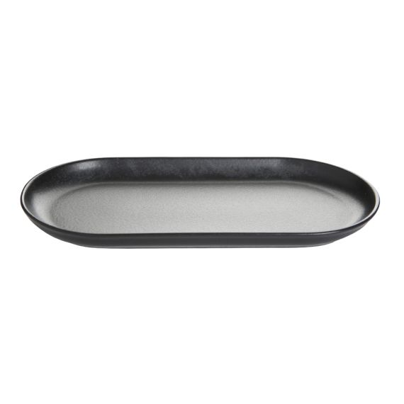 Блюдо овальное 30х15 см, Seasons Черный, Porland, изображение 2