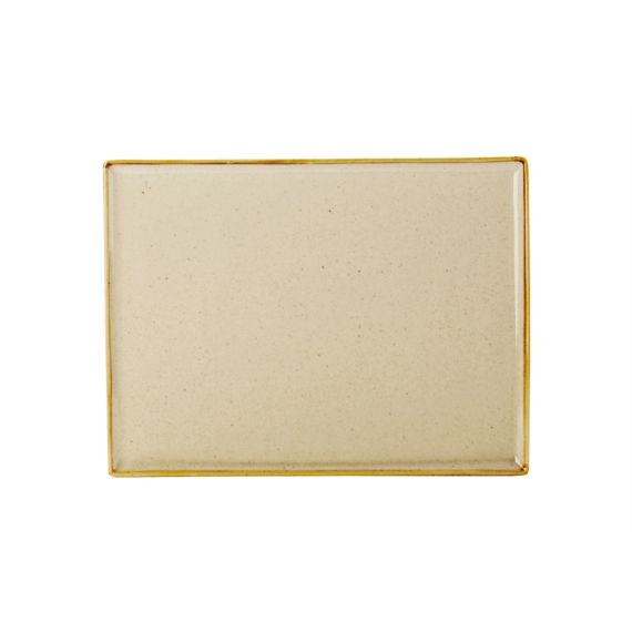 Блюдо прямоугольное 35х26 см, Seasons Желтый, Porland, изображение 2