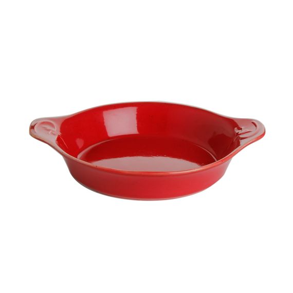 Форма для запекания d 21 см h 5,5 см (L c ручками 27 см), Seasons Красный, Porland, изображение 2