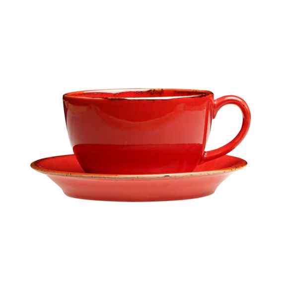 Блюдце 16 см, Seasons Красный, Porland, изображение 10